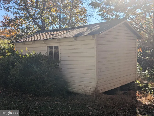 a backyard of a house