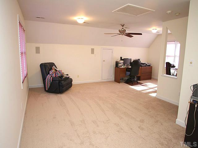 2504 Barton Ridge Court Raleigh, NC 27613 - Photo 18 of 25 Lots of carpeted space for either an office or just a relaxing room away from the rest of the house. Bonus Room