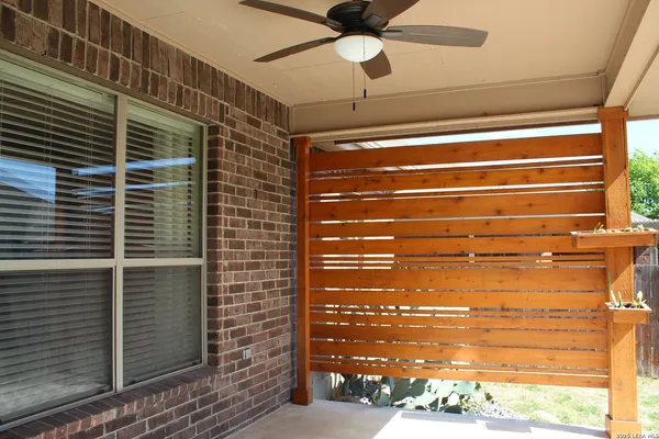 a view of entryway door