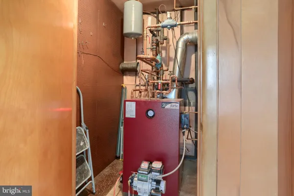 a view of a building with a street