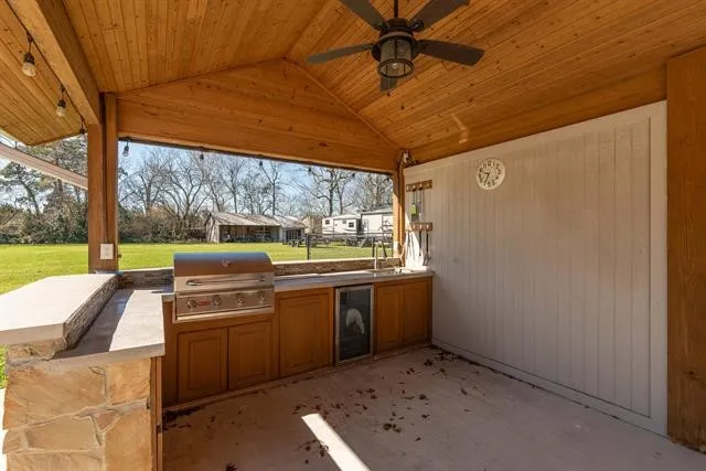 a view of outdoor space with swimming pool