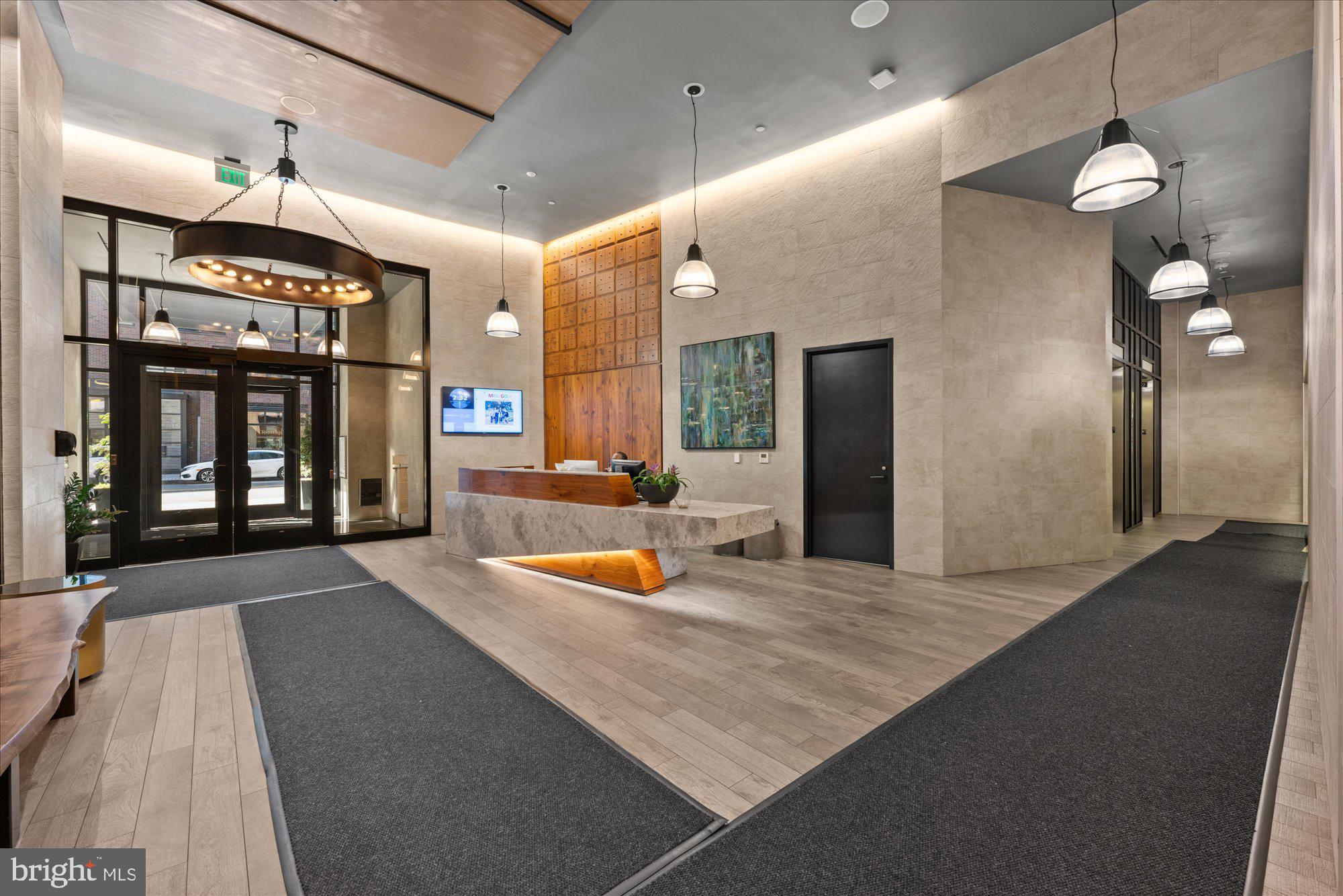 1300 4th Street Southeast, Unit 308 Washington, DC 20003 - Photo 3 of 15 Lobby w 24 hour concierge
