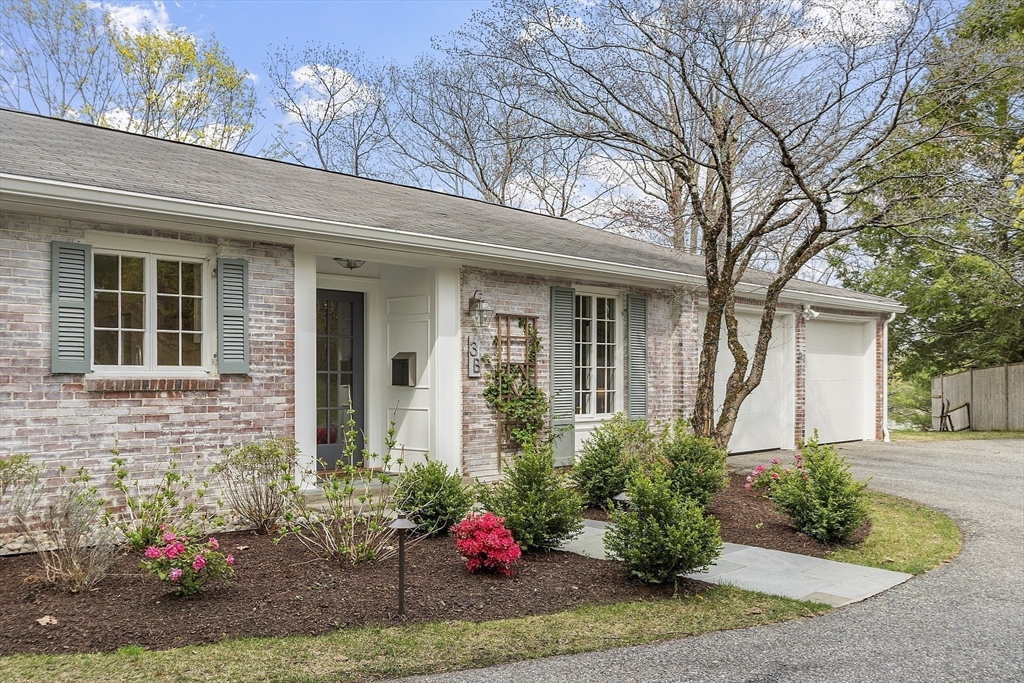 3 B Pelham Road Lexington, MA 02421 - Photo 40 of 41 a front view of a house with a yard