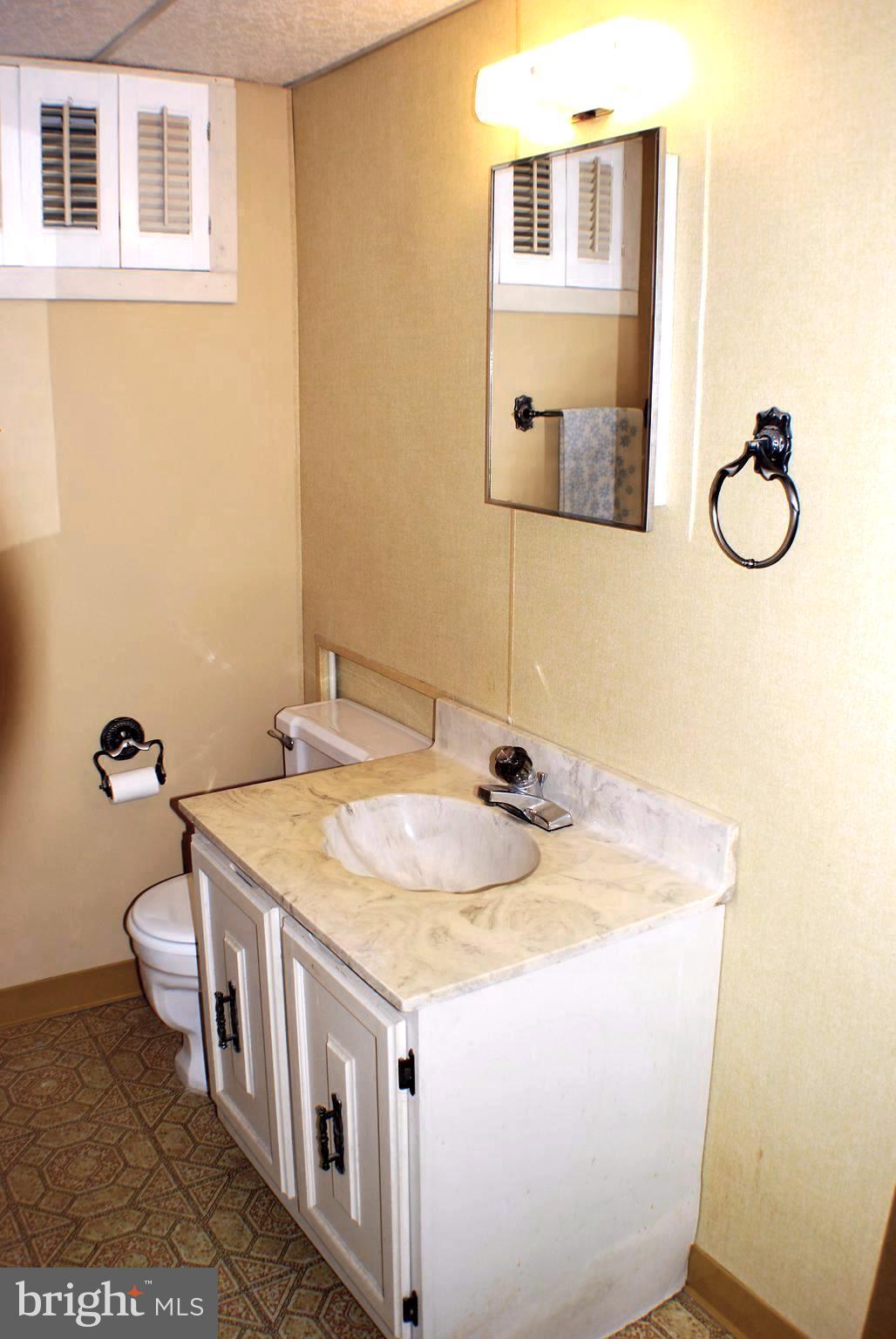 49 Harmony Hall Road Gaithersburg, MD 20877 - Photo 23 of 26 Full bathroom downstairs, view of sink and toilet.