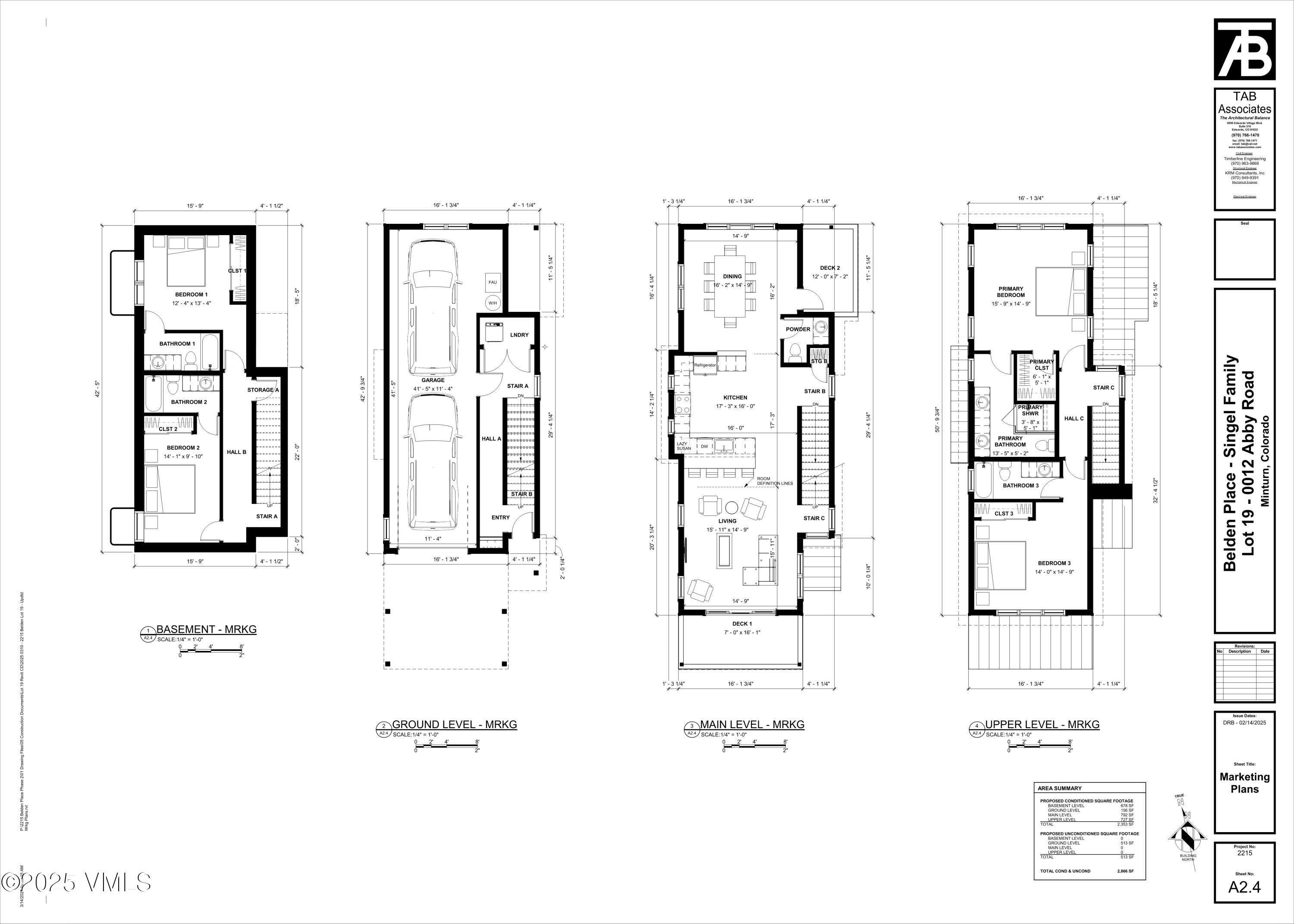 12 Abby Road Minturn, CO 81645 - Photo 5 of 6 2025 0314 - 2215 Lot 19 - Marketing Plan