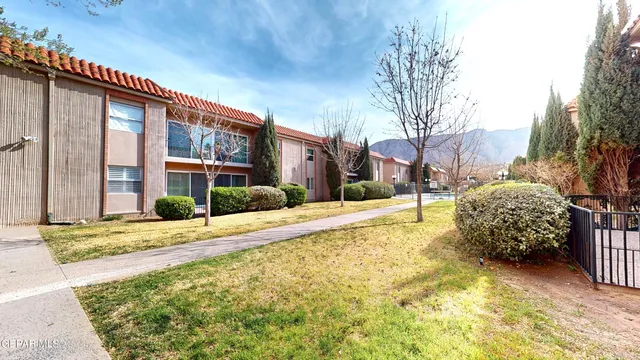 an empty room with an outdoor view