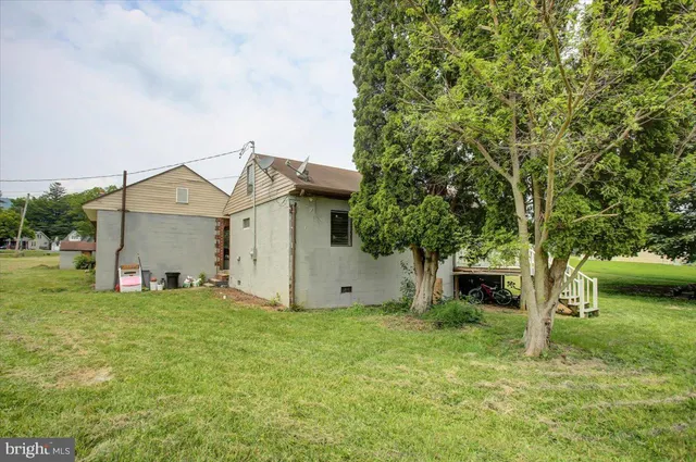 a view of wooden balcony