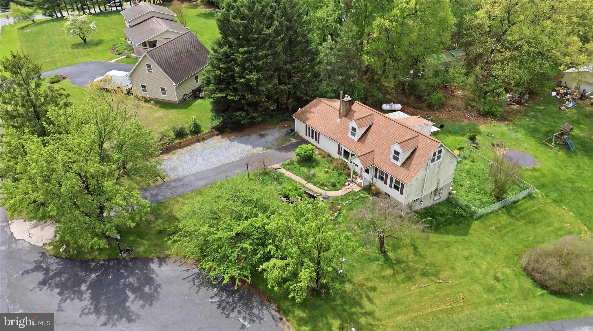 9304 Liberty Court Frederick, MD 21701 - Photo 1 of 49 an aerial view of a house with a yard basket ball court and outdoor seating
