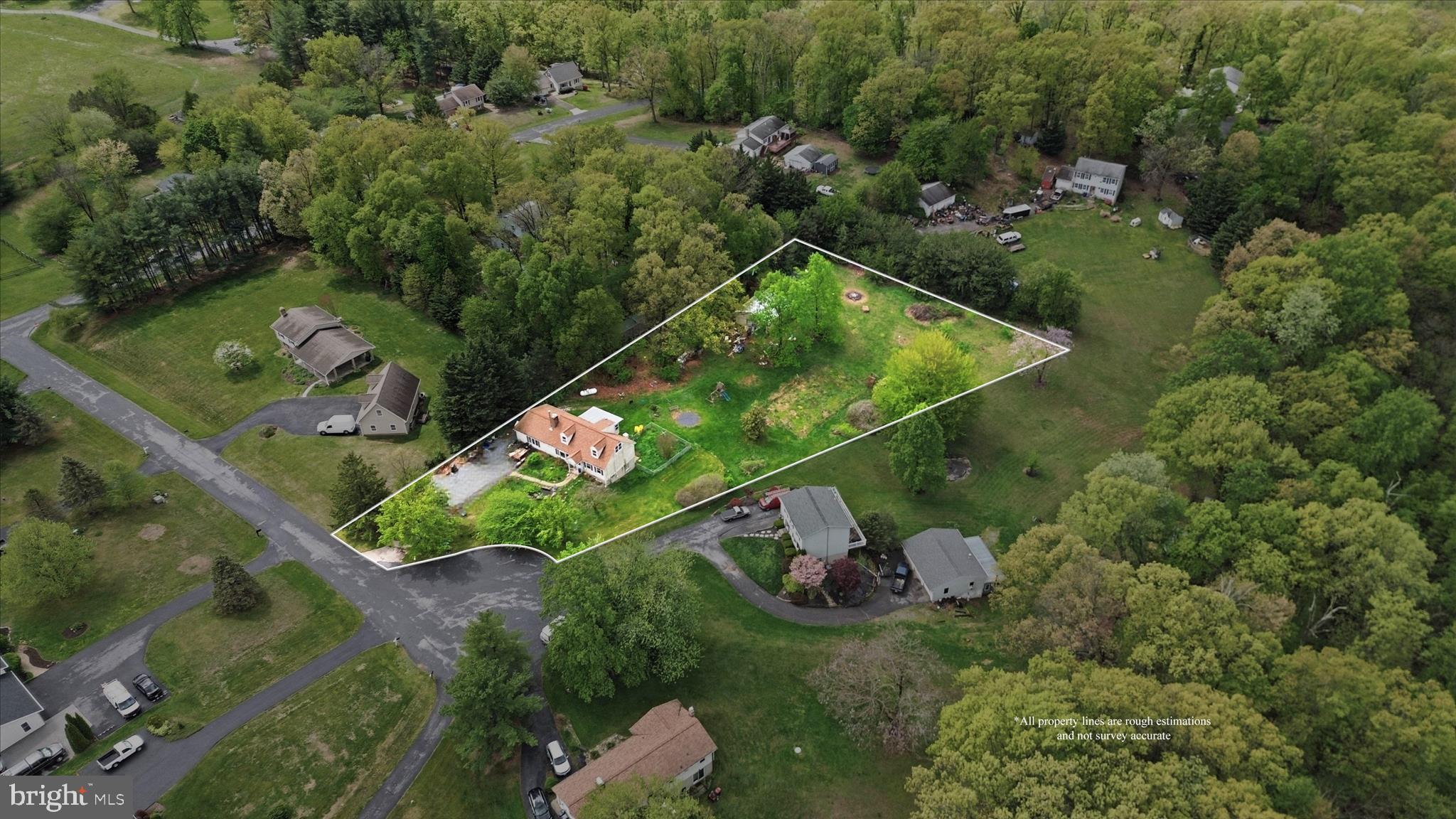 9304 Liberty Court Frederick, MD 21701 - Photo 4 of 49 an aerial view of a house with a yard