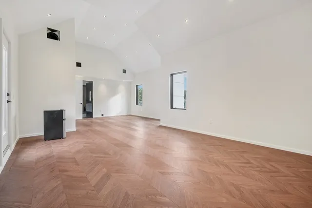 wooden floor in an empty room
