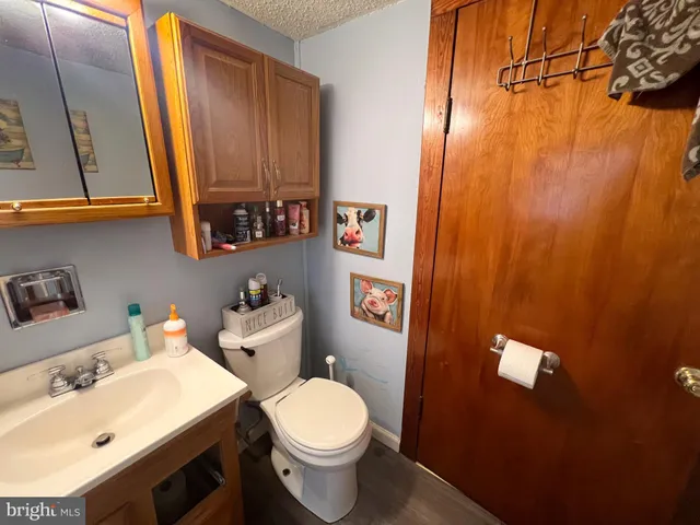 a bathroom with a sink and a toilet