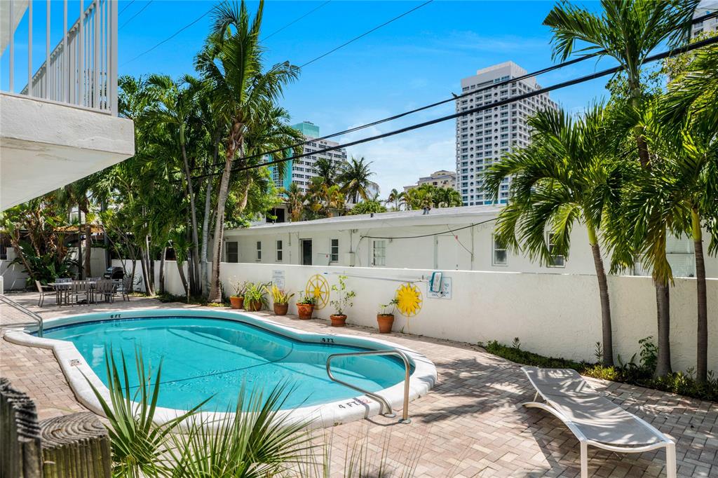 524 Orton Avenue, Unit 604 Fort Lauderdale, FL 33304 - Photo 14 of 24 a view of a swimming pool with a patio