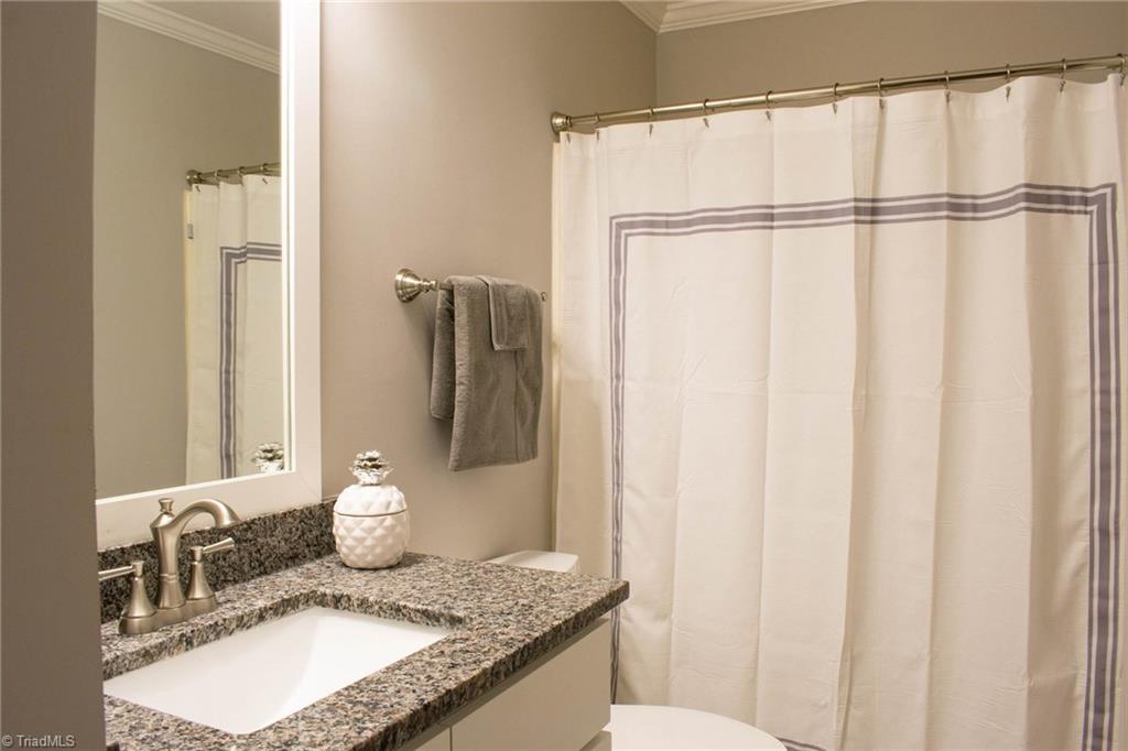 1537 Rogers Road Graham, NC 27253 - Photo 16 of 23 Hallway Bathroom With Granite Vanity Top!
