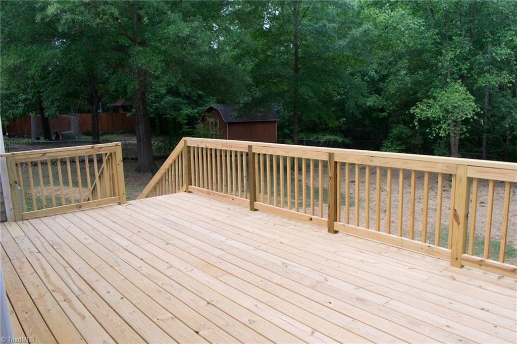 1537 Rogers Road Graham, NC 27253 - Photo 20 of 23 New Oversized Deck!