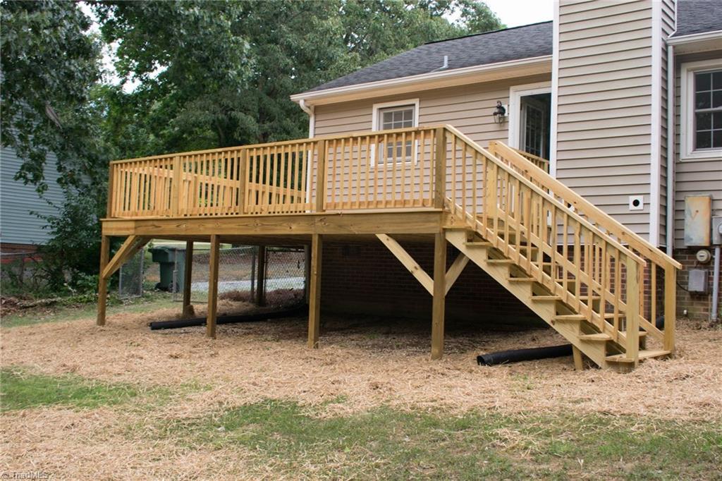 1537 Rogers Road Graham, NC 27253 - Photo 21 of 23 New Oversized Deck!