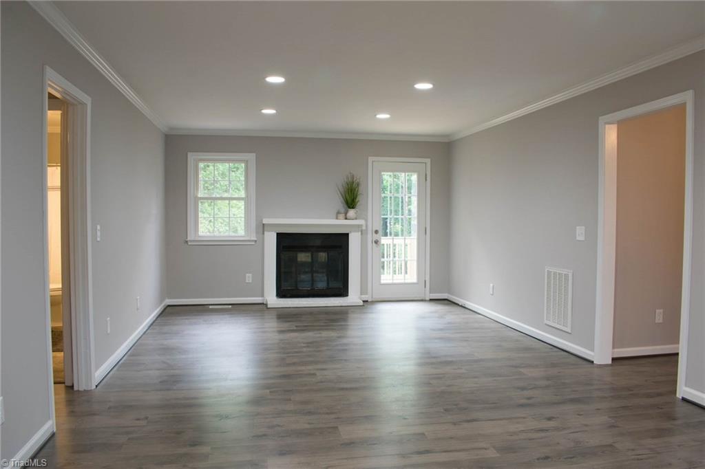 Living Room with Fireplace