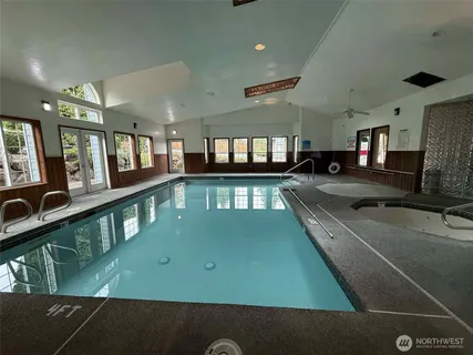 a kitchen with lots of counter top space