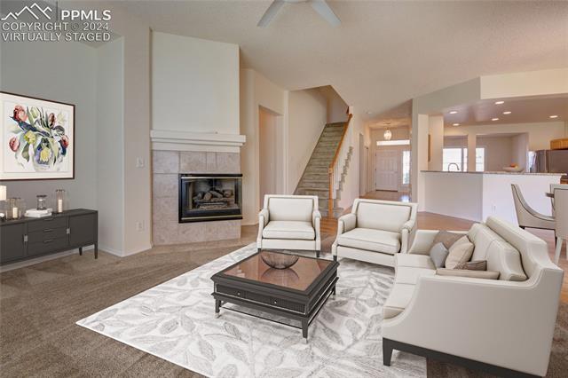 383 Talus Road Monument, CO 80132 - Photo 3 of 3 Great Room! This photo has been virtually staged.