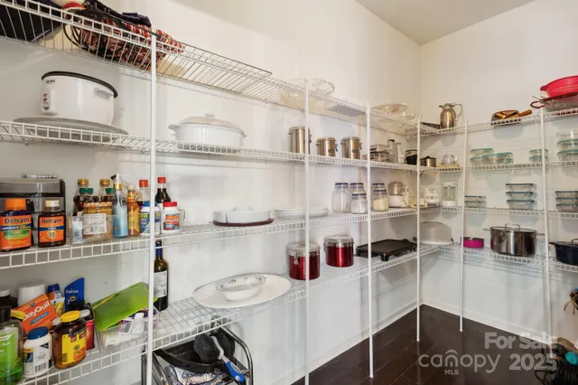 a kitchen with a cabinets and window