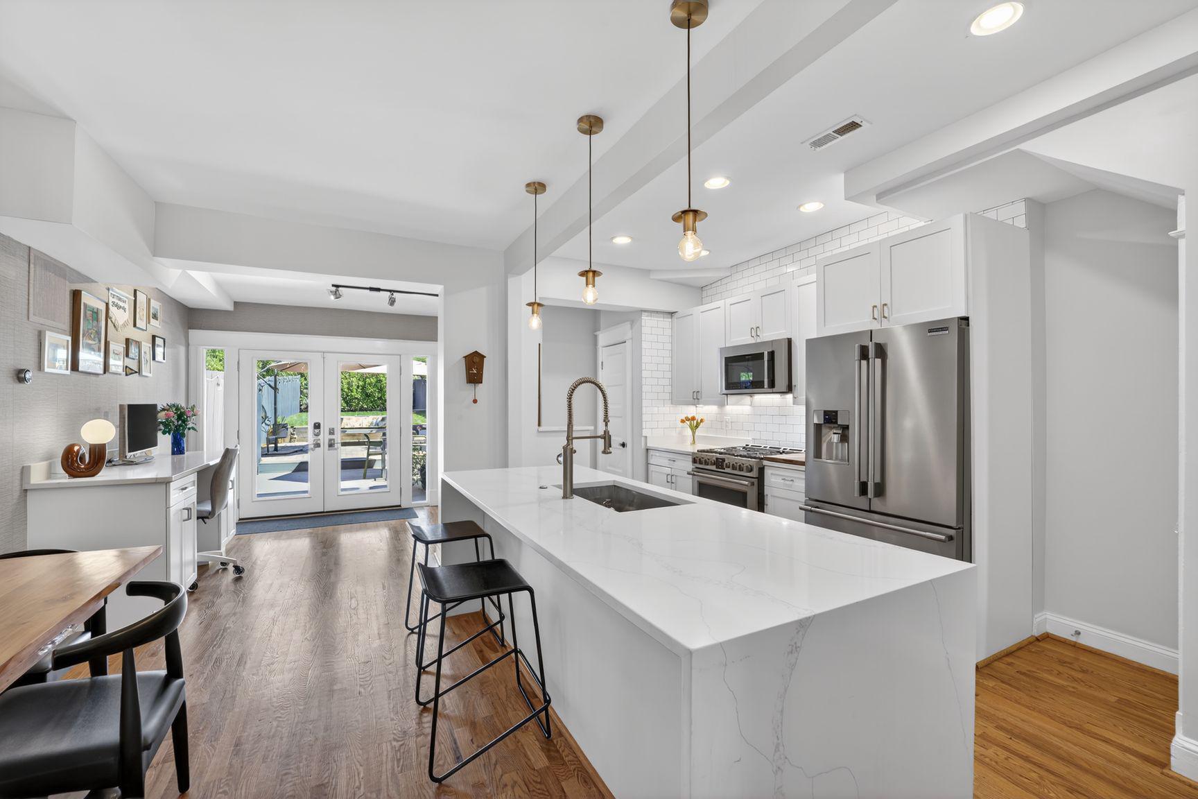 309 Webster Street Northwest Washington, DC 20011 - Photo 11 of 49 Kitchen designed for everyday living/ entertaining