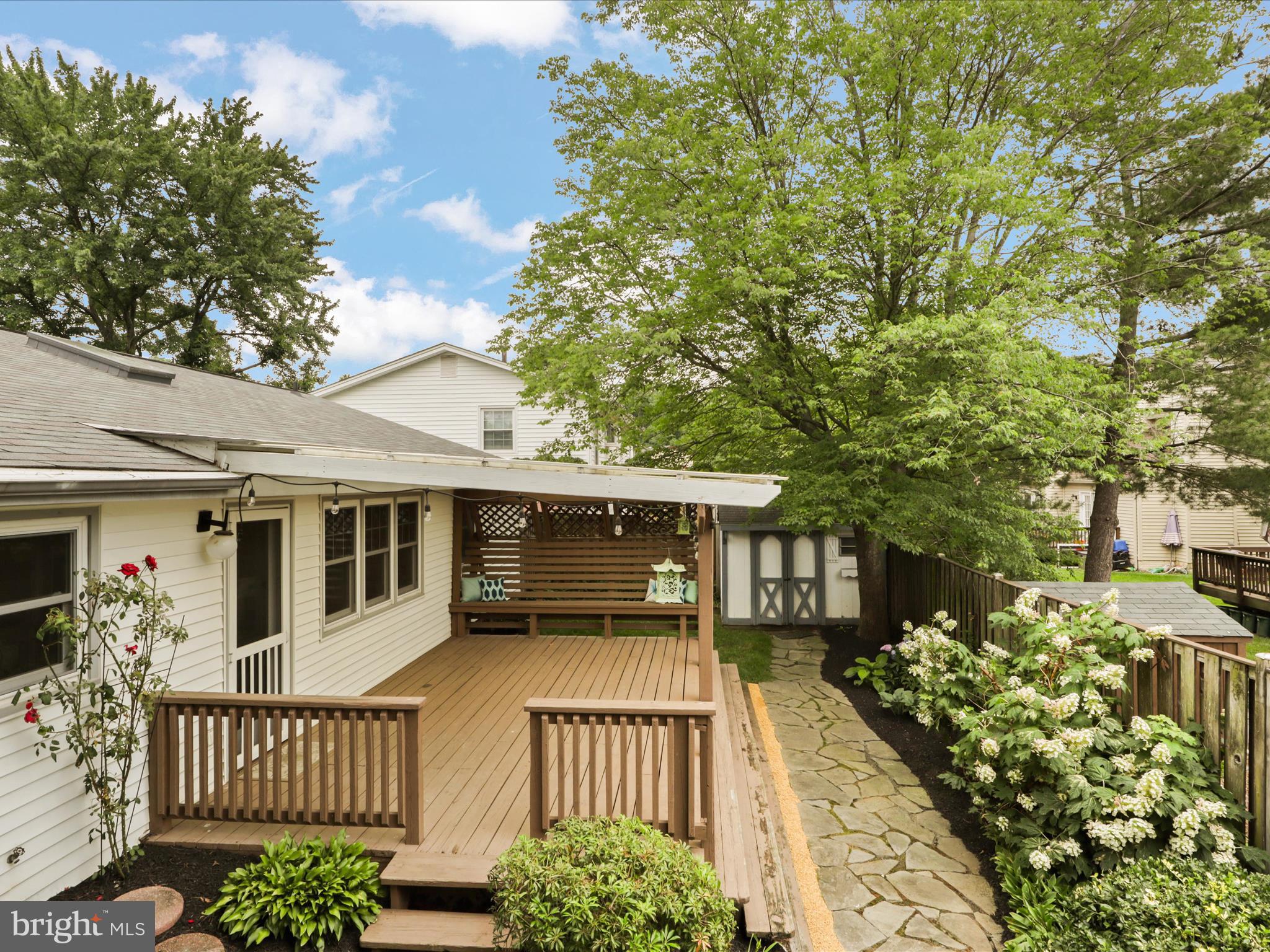 6535 Riefton Court Alexandria, VA 22310 - Photo 8 of 44 Covered deck, professionally landscaped yard