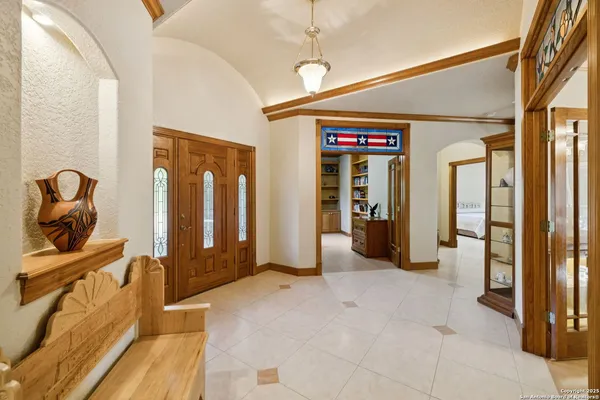 a view of a entryway door