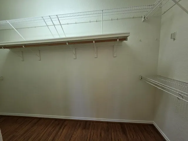 a view of a room with shelf