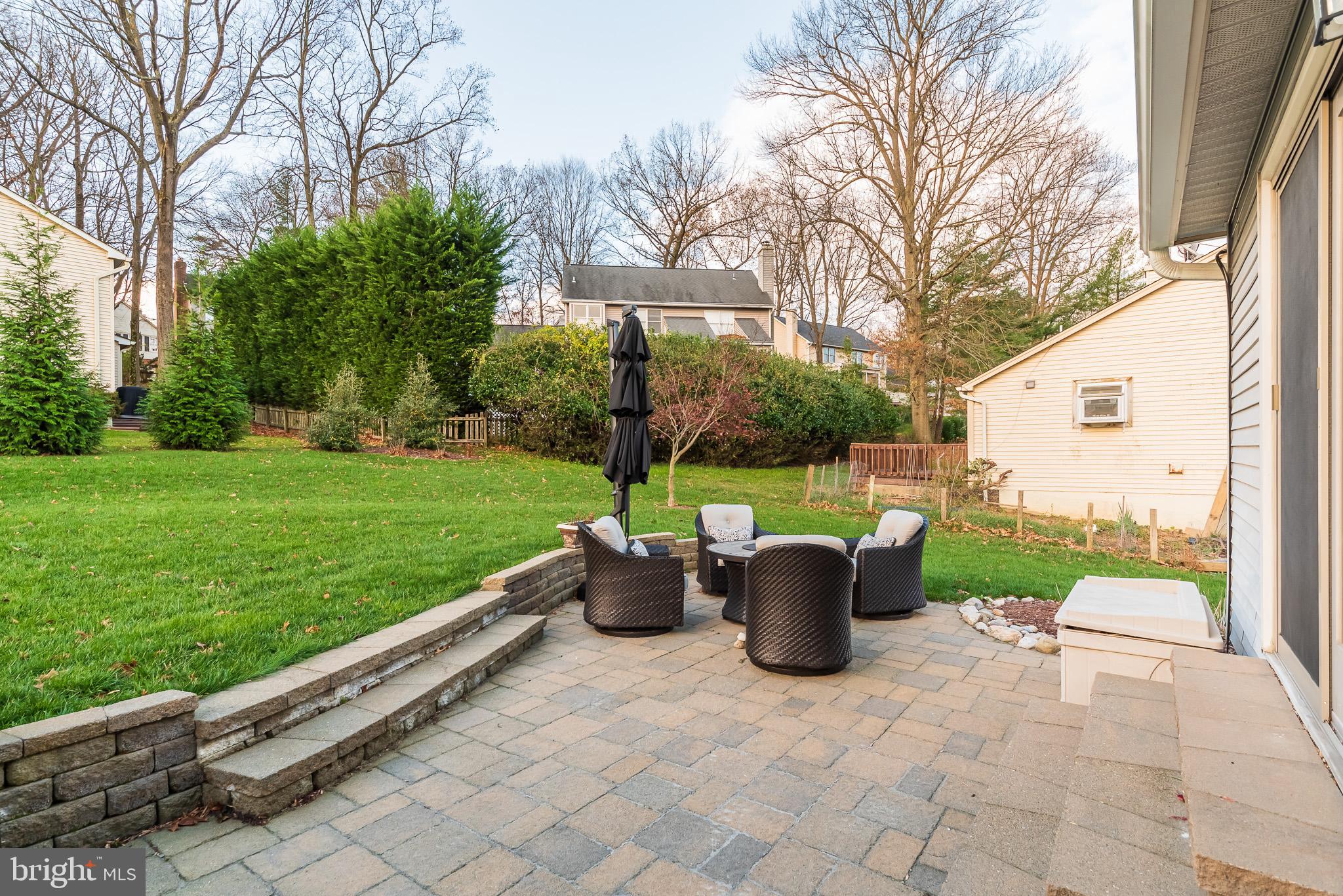 214 Hunters Ridge Road Lutherville-Timonium, MD 21093 - Photo 34 of 42 STONE PATIO W/ACCESS FROM MBR