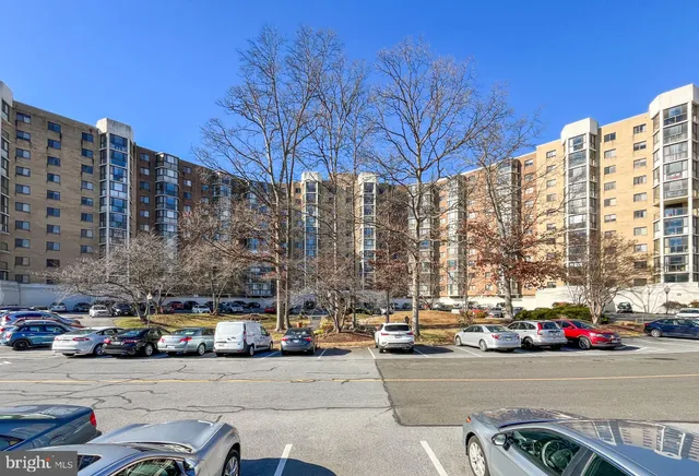 a city street lined with parked cars and buildings