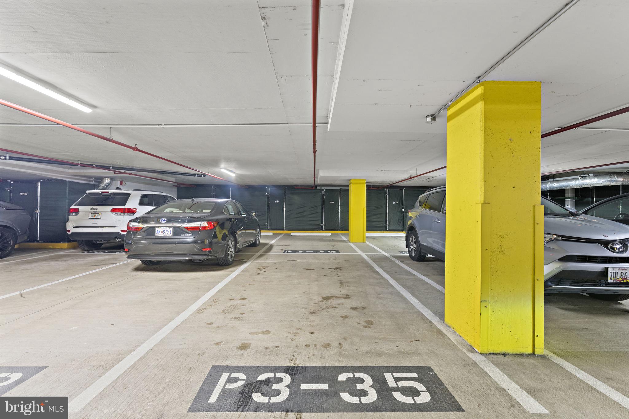 3303 Water Street Northwest, Unit 4L Washington, DC 20007 - Photo 35 of 60 Two tandem parking spaces.