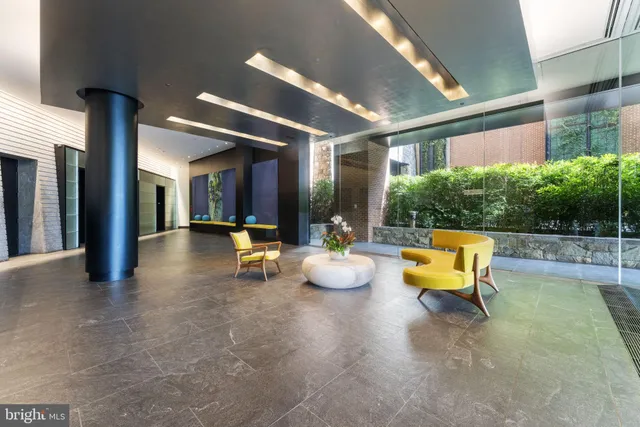 a front view of a building