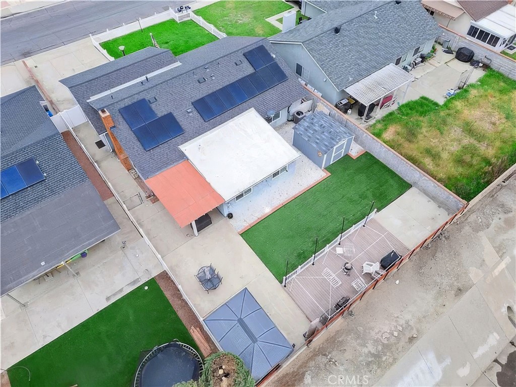 3809 Kern Road Chino, CA 91710 - Photo 37 of 43 an aerial view of a house with a yard