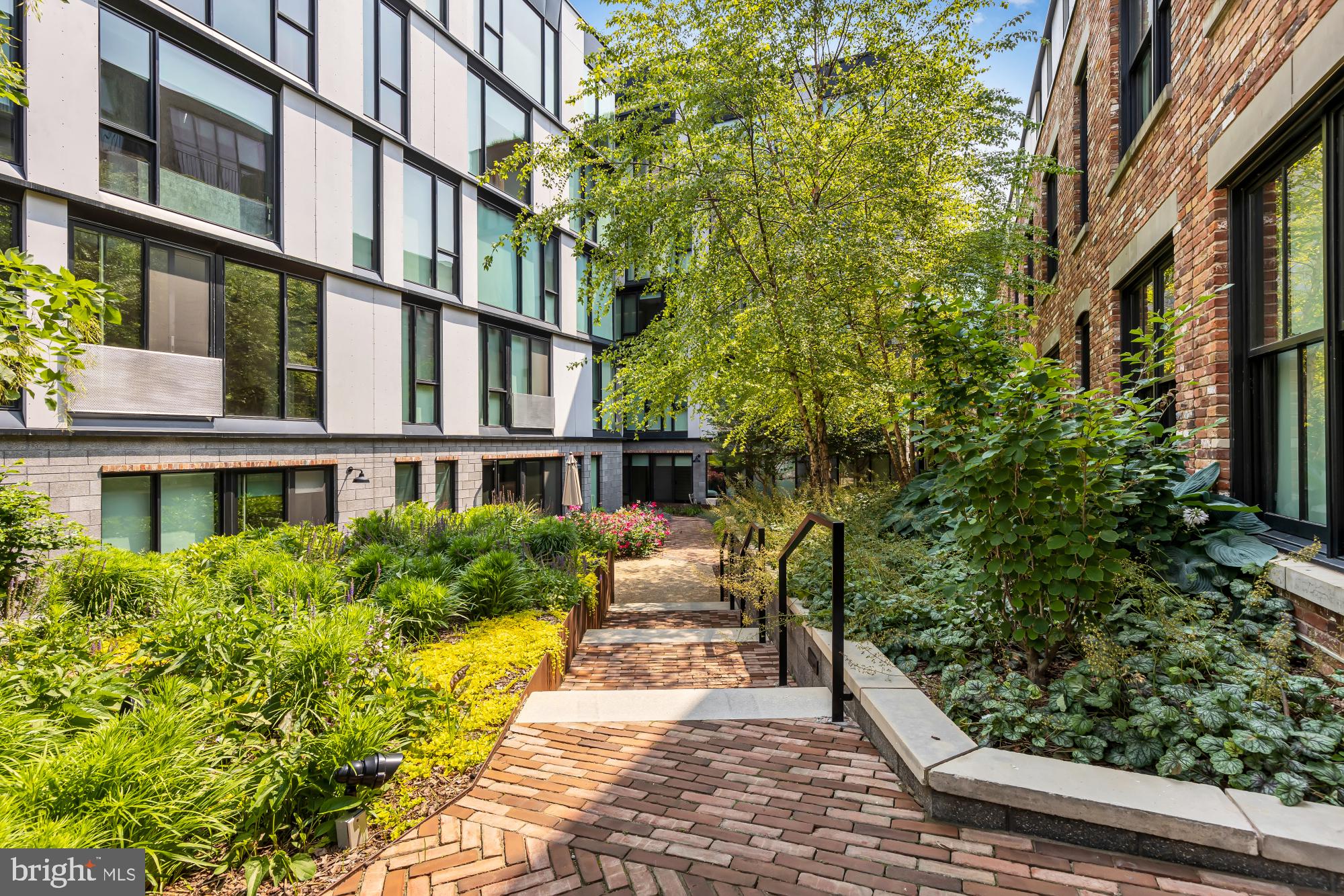 57 N Street Northwest, Unit 331 Washington, DC 20001 - Photo 25 of 26 a view of a building with potted plants