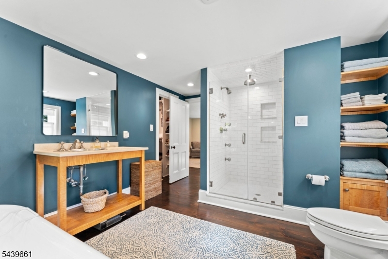 29 Bedens Brook Road Skillman, NJ 08558 - Photo 31 of 50 a bathroom with a sink a toilet and shower