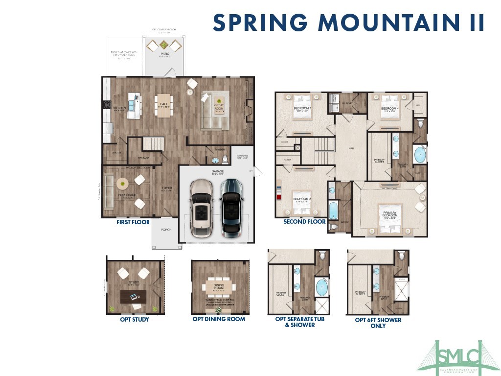 133 Como Drive Pooler, GA 31322 - Photo 2 of 28 Rendering only. Plan options, upgrades, colors and