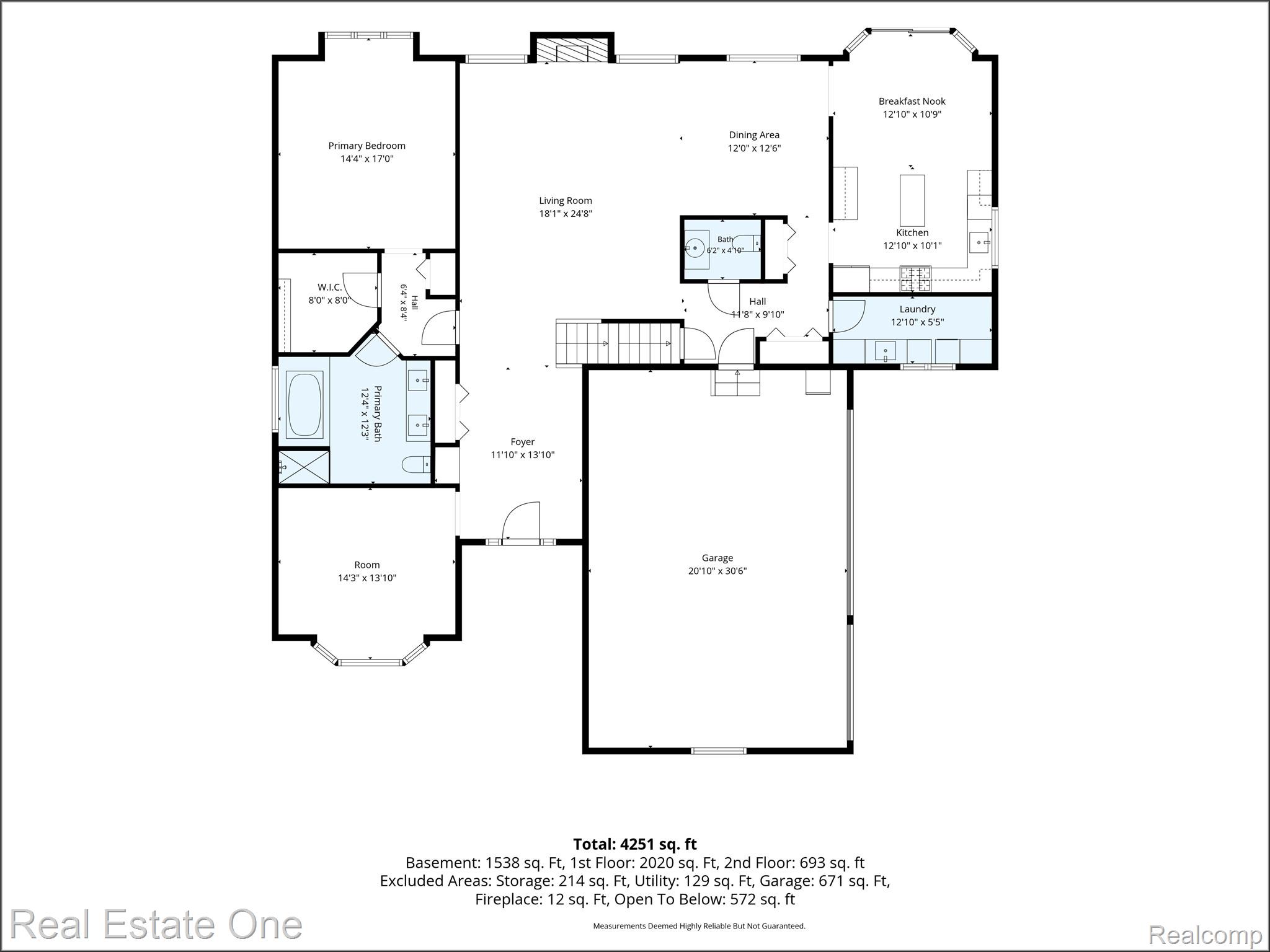 1013 Rochelle Park Drive Rochester, MI 48307 - Photo 72 of 74 Floor plan