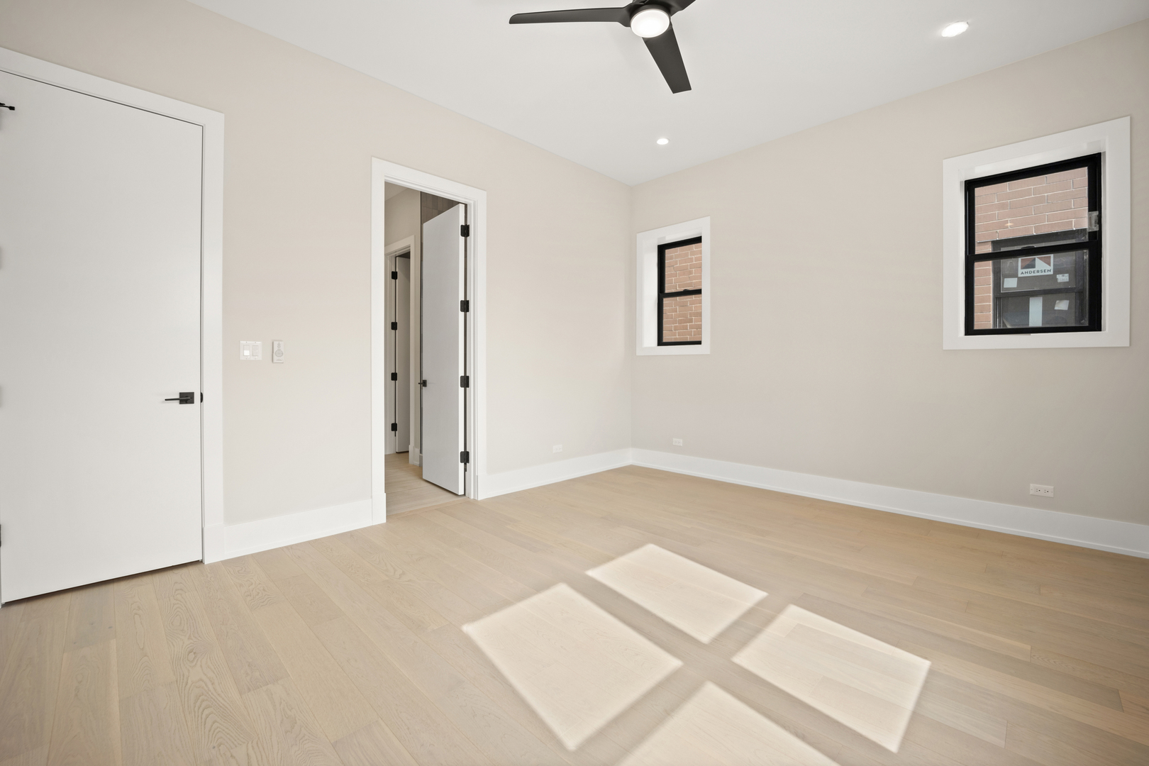 4347 North Richmond Street, Unit 3N Chicago, IL 60618 - Photo 22 of 34 an empty room with fan