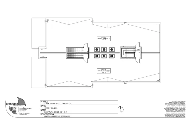 $799,000 | 4347 North Richmond Street, Unit 3N, Chicago, IL 60618