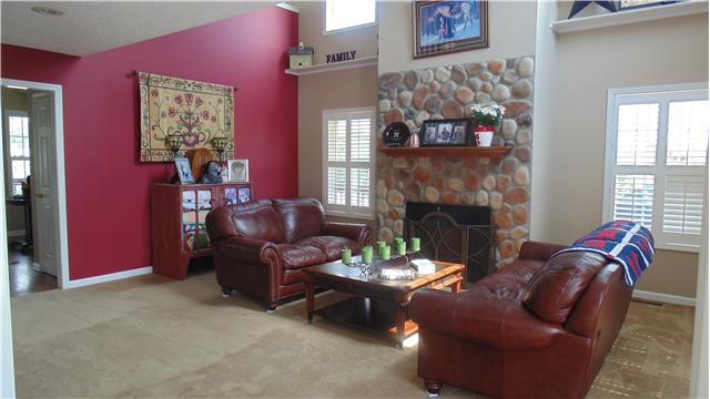 2083 Chester Harris Road Woodlawn, TN 37191 - Photo 5 of 15 Spacious great room with fireplace