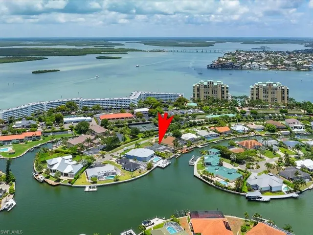 a view of a lake with an outdoor space