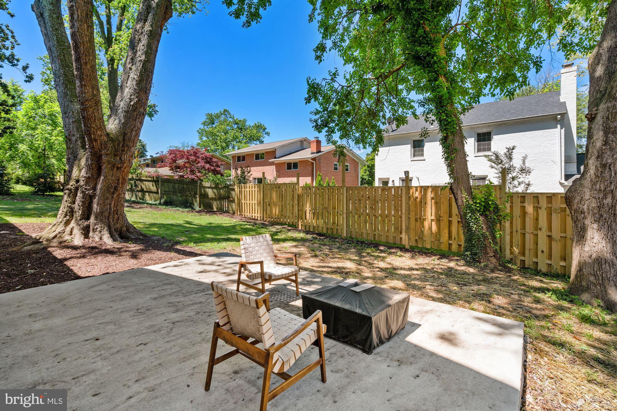 8801 Postoak Road Potomac, MD 20854 - Photo 25 of 28 Concrete Patio with Serene Views