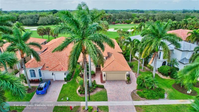15865 Double Eagle Trail Delray Beach, FL 33446 - Photo 39 of 71 an aerial view of house with yard