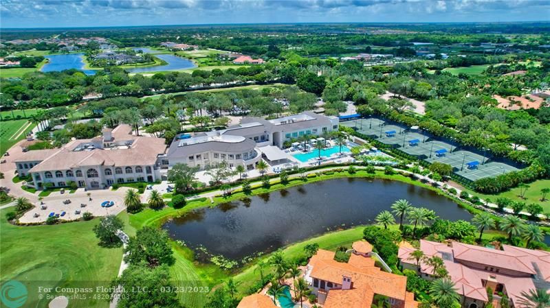 15865 Double Eagle Trail Delray Beach, FL 33446 - Photo 54 of 71 an aerial view of a house with a yard