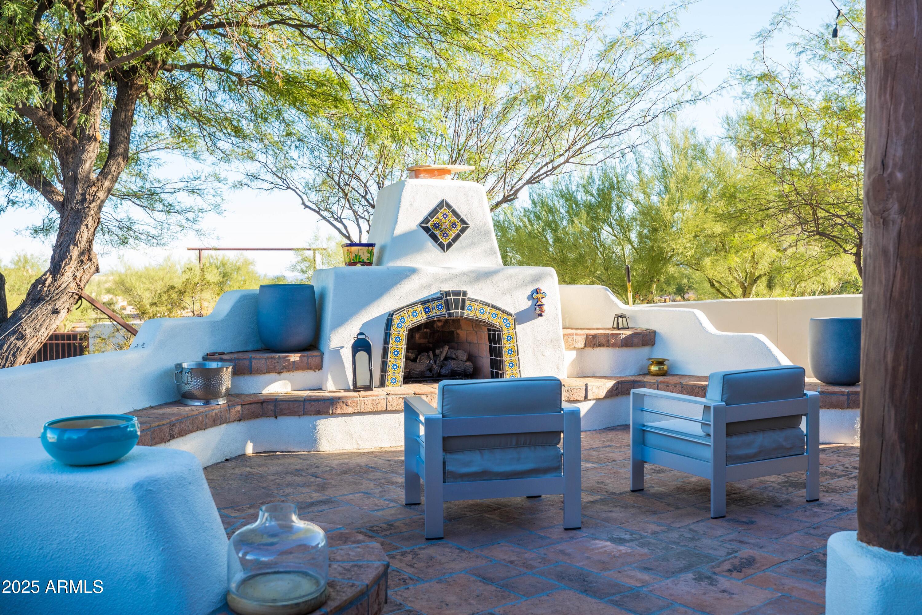 14224 East Rockview Road Scottsdale, AZ 85262 - Photo 61 of 118 a view of backyard of a house with seating space