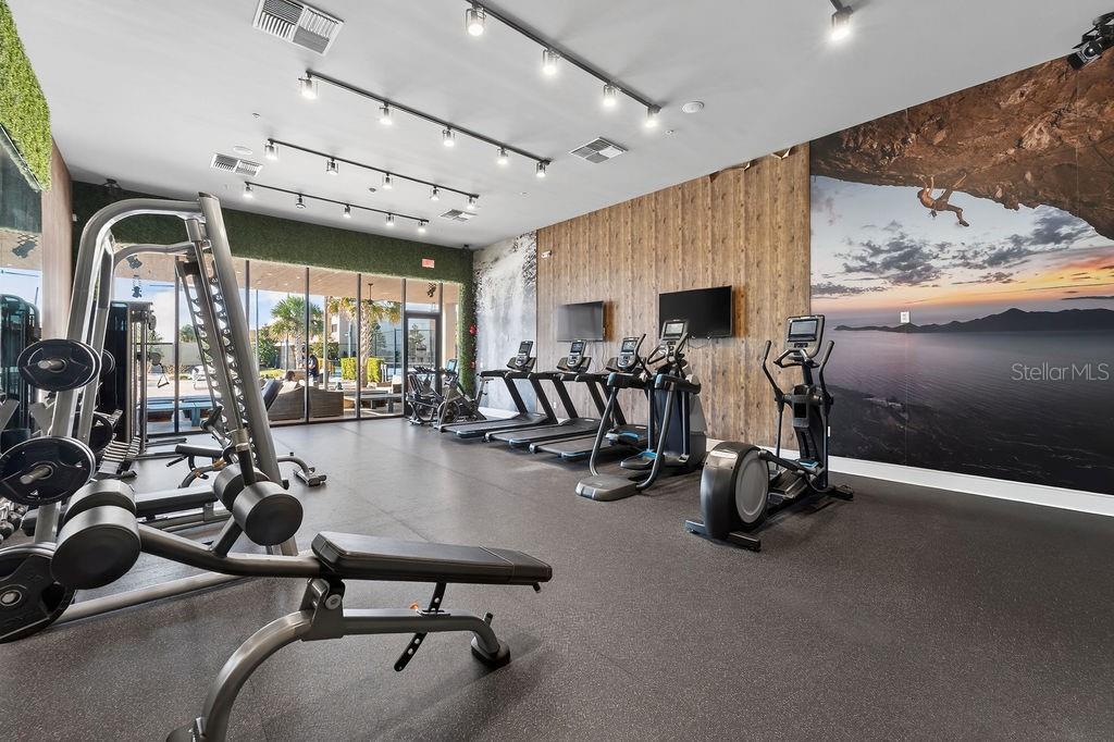3119 Rockefeller Way Kissimmee, FL 34747 - Photo 47 of 57 a view of a room with gym equipment
