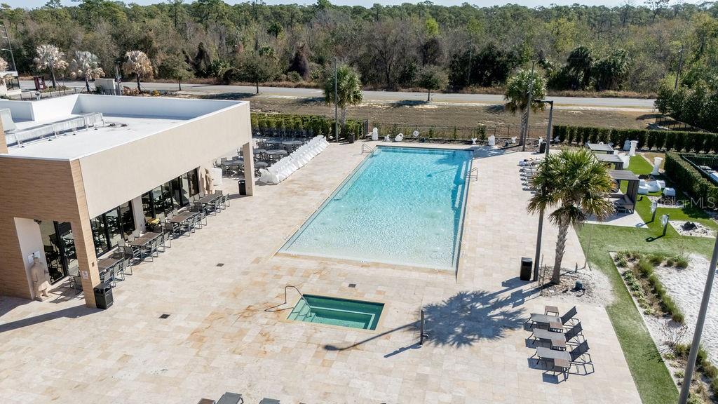 3119 Rockefeller Way Kissimmee, FL 34747 - Photo 53 of 57 an aerial view of a house with a yard basket ball court and outdoor seating