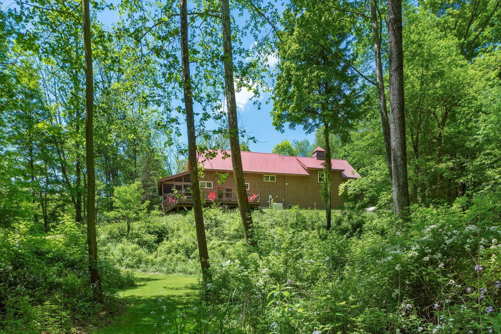 11444 Hazel Dell Road Howard, OH 43028 - Photo 40 of 41 View of the cabin from the lower trail