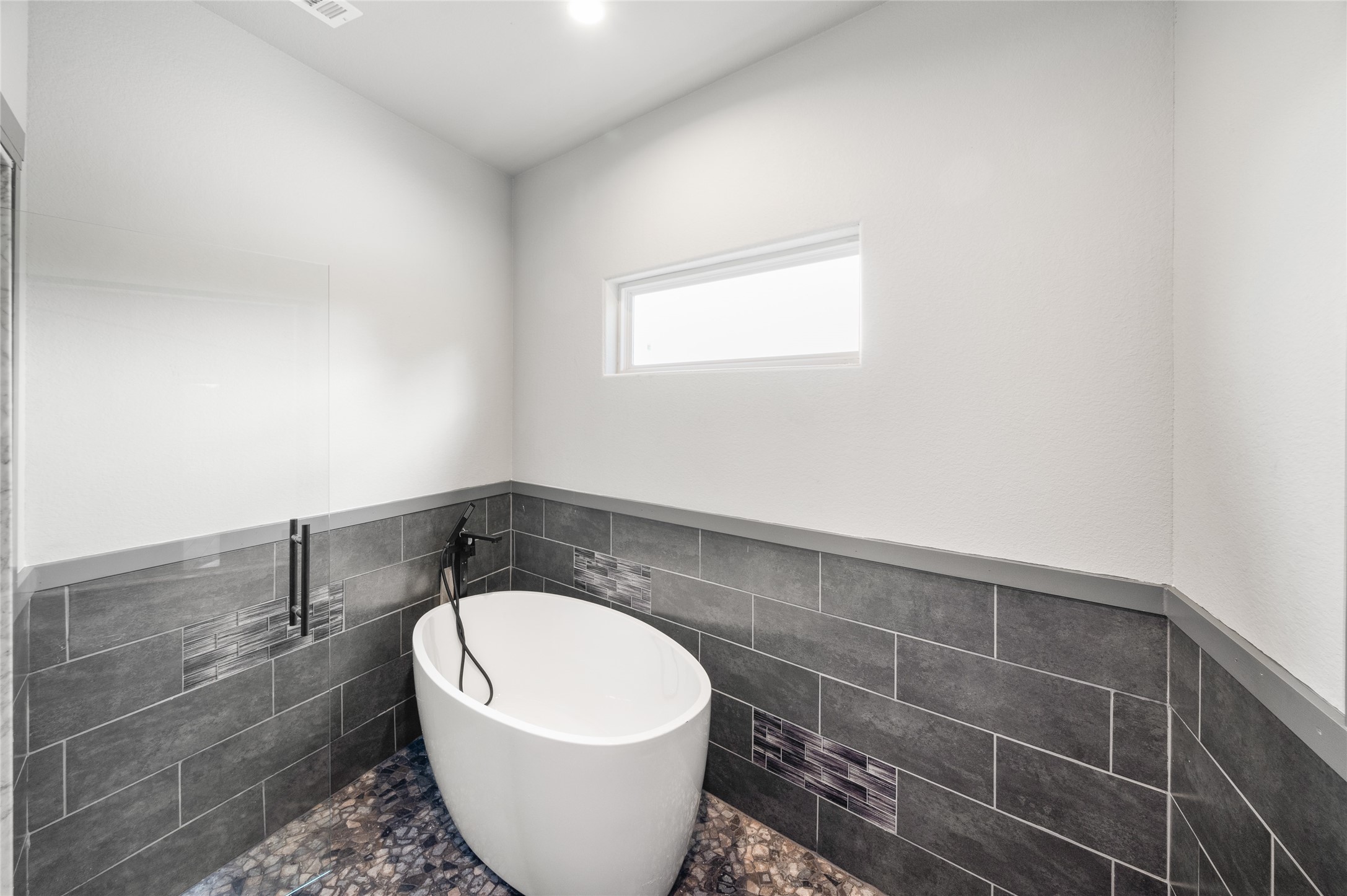 206 Elm Street Highlands, TX 77562 - Photo 25 of 50 Upstairs Walk in Shower with soaking tub