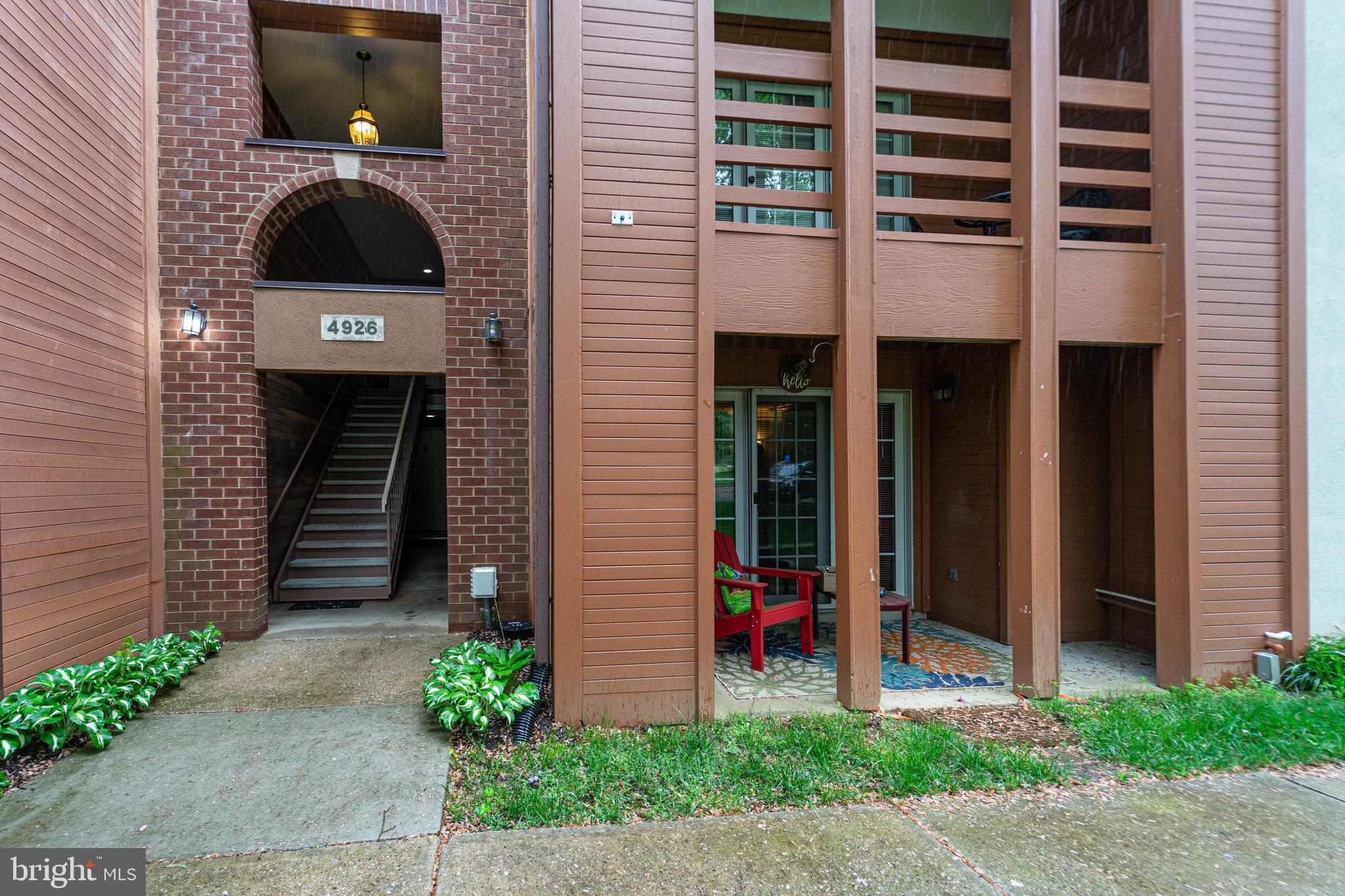 4926 Columbia Road, Unit 2 74 Columbia, MD 21044 - Photo 3 of 26 Front of Building and Patio