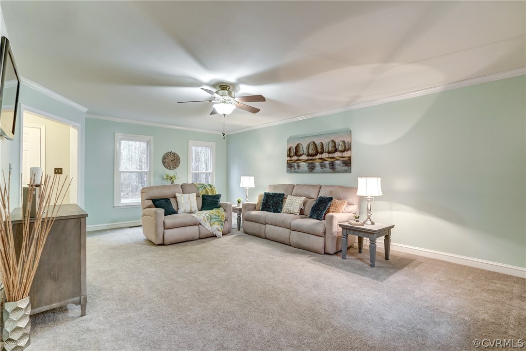 1152 Timber Trace Road Powhatan, VA 23139 - Photo 3 of 38 The bright, spacious living room is perfect for en